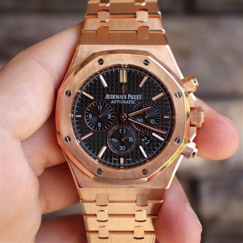 audemars piguet chronograph rose gold|Audemars Piguet chronograph review.